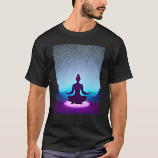 Yoga Girl Female Sol Salutation Meditation Chakra T Shirt