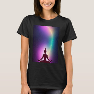 Yoga Girl Female Sol Salutation Meditation Chakra T Shirt
