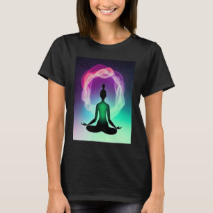 Yoga Girl Female Sol Salutation Meditation Chakra T Shirt