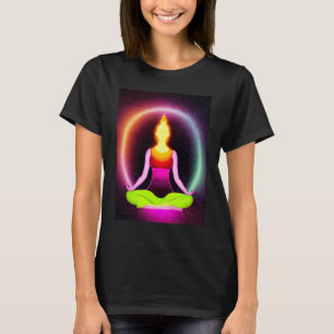 Yoga Girl Female Sol Salutation Meditation Chakra T Shirt