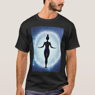 Yoga Girl Female Sol Salutation Meditation Chakra T Shirt