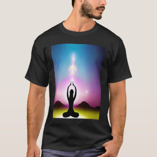 Yoga Girl Female Sol Salutation Meditation Chakra T Shirt