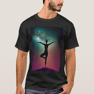 Yoga Girl Female Sol Salutation Meditation Chakra T Shirt