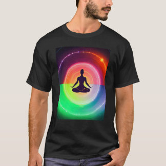 Yoga Girl Female Sol Salutation Meditation Chakra T Shirt