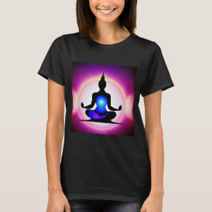 Yoga Girl Female Sol Salutation Meditation Chakra T Shirt