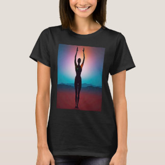 Yoga Girl Female Sol Salutation Meditation Chakra T Shirt
