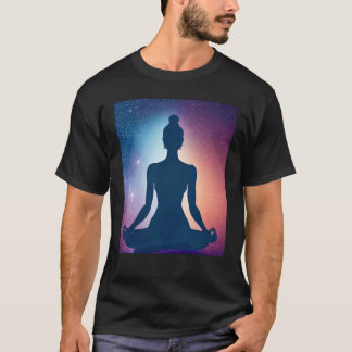 Yoga Girl Female Sol Salutation Meditation Chakra T Shirt
