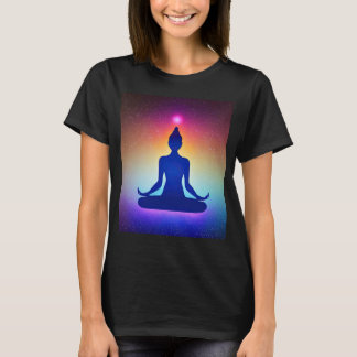 Yoga Girl Female Sol Salutation Meditation Chakra T Shirt