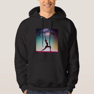 Yoga Girl Female Sun Salutation Meditation Chakra  Hoodie
