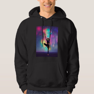 Yoga Girl Female Sun Salutation Meditation Chakra Hoodie