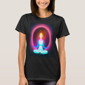 Yoga Girl Female Sun Salutation Meditation Chakra T Shirt