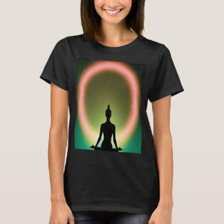 Yoga Girl Female Sun Salutation Meditation Chakra  T Shirt