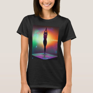 Yoga Girl Female Sun Salutation Meditation Chakra  T Shirt
