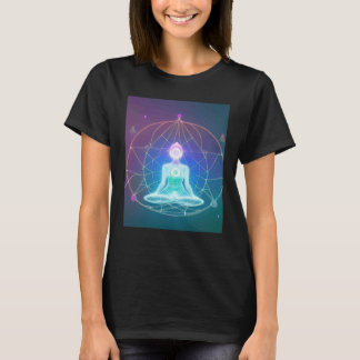 Yoga Girl Female Sun Salutation Meditation Chakra  T Shirt