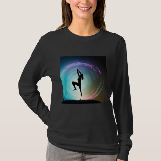 Yoga Girl Female Sun Salutation Meditation Chakra  T Shirt