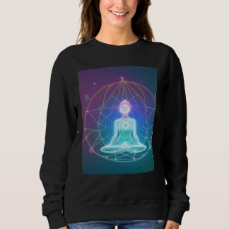 Yoga Girl Female Sun Salutation Meditation Chakra  T Shirt