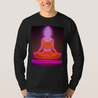 Yoga Girl Female Sun Salutation Meditation Chakra  T Shirt