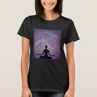Yoga Girl Female Sun Salutation Meditation Chakra  T Shirt