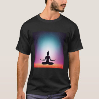 Yoga Girl Female Sun Salutation Meditation Chakra T Shirt