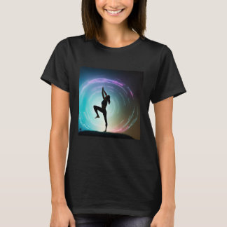 Yoga Girl Female Sun Salutation Meditation Chakra  T Shirt