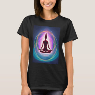Yoga Girl Female Sun Salutation Meditation Chakra  T Shirt