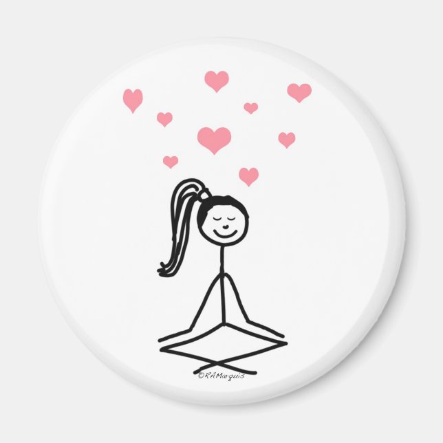Yoga Girl Magnet (Framsidan)