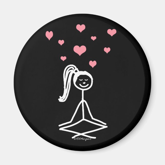 Yoga Girl Magnet (Framsidan)