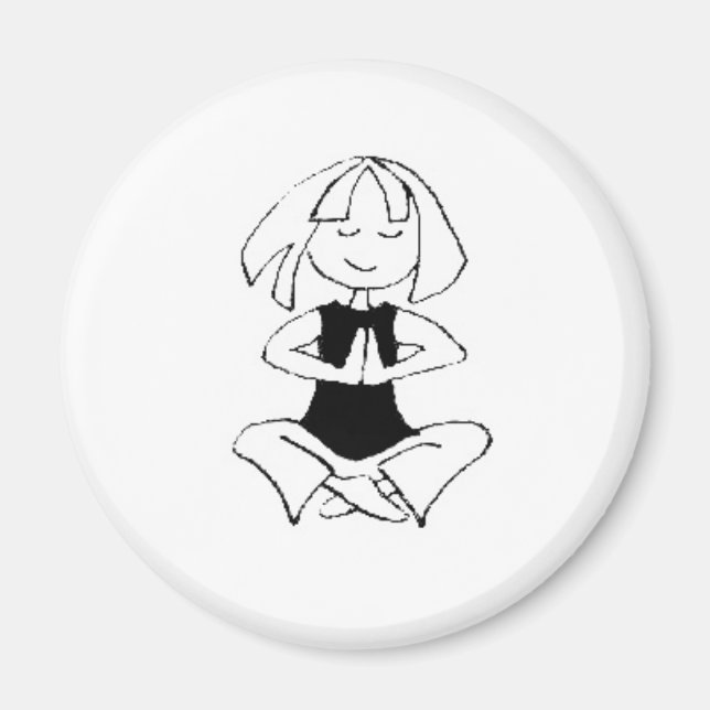 Yoga Girl- namaste Magnet (Framsidan)