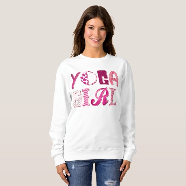 YOGA GIRL T SHIRT (Hel framsida)