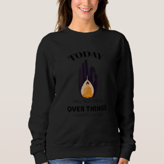 Yoga Glad Budha Grafisk Meditation Stress Kläder T Shirt