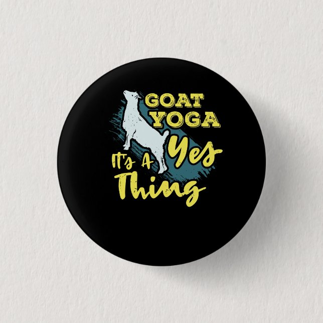 Yoga Goat Goatyoga Knapp (Framsida)