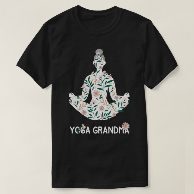 Yoga Grandma Meditation Tee Pilates Älskare Grandm (Design framsida)