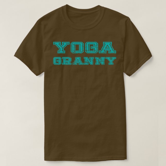 Yoga Granny T Shirt (Design framsida)