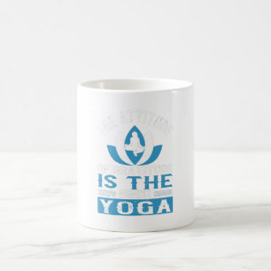 Yoga Gräsans inställning är den högsta Yoga Kaffemugg