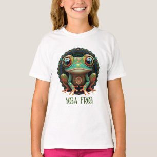 Yoga groda - frysta t shirt