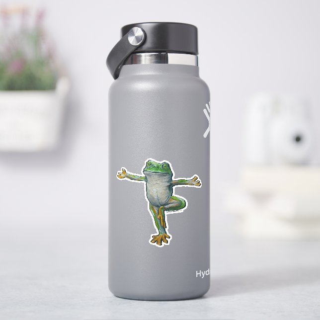 Yoga Groda Klistermärken (HydroFlask)