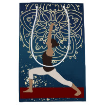 Yoga Guld, Blue and Red Mandala Meditation
