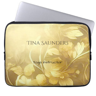 Yoga guld (eget namn) laptop fodral