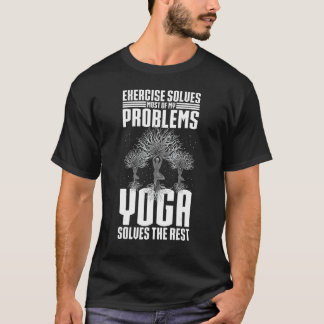 Yoga Gym Fitness Meditation Music Workout Exercise T Shirt