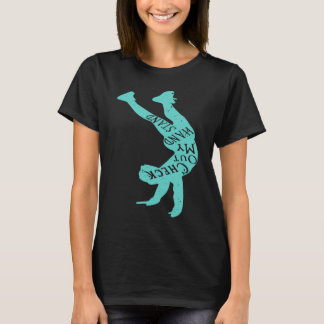 Yoga Gymnist Funny Checka ut min handhållsinversio T Shirt