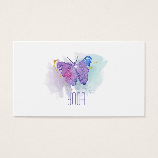 Yoga Hälsa Visitkort (Framsidan)