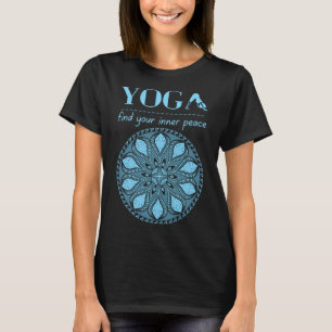Yoga hittar din invändiga fredsyoga på mitt sinne t shirt