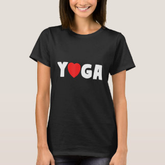 Yoga Hjärta Kärlek Yogi Fitness T Shirt