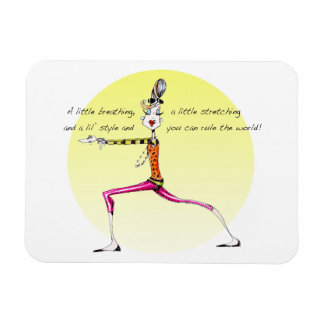 Yoga Humor Magnet