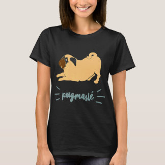 Yoga Hund Funny Quote Music Fläkt Pugmaste Pug Äls T Shirt