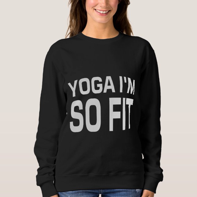 Yoga I är så passande T Shirt (Framsida)