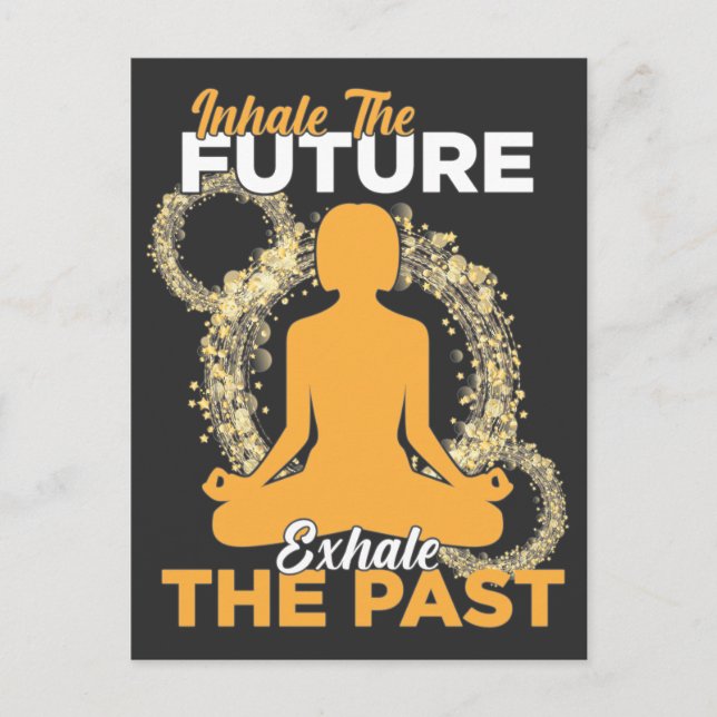 Yoga Inspiration Positive-citat Namaste andlig Vykort (Framsida)