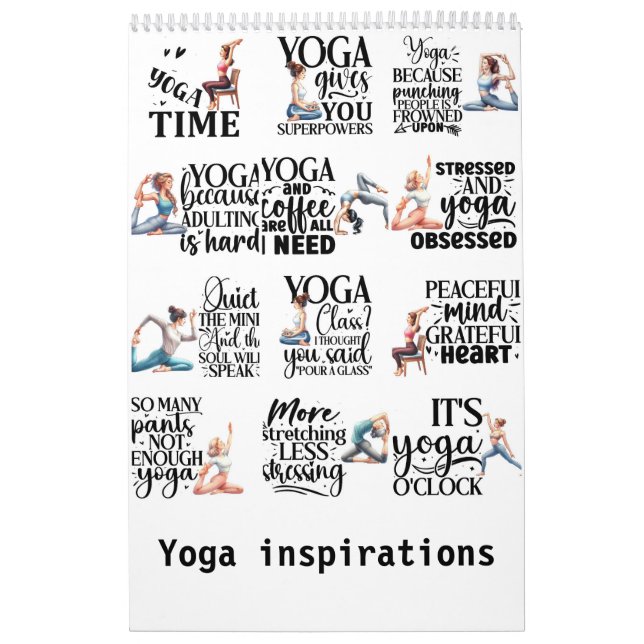 Yoga inspirations kalender (Omslag)