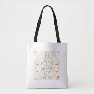 "Yoga-Inspired Tote Bag: Fredlig design för sinnet Tygkasse