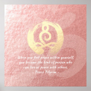 Yoga Instructions Meditation Pose Quotes Zen OM-te Poster